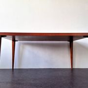 Table à manger en bois d’acajou, années 1980