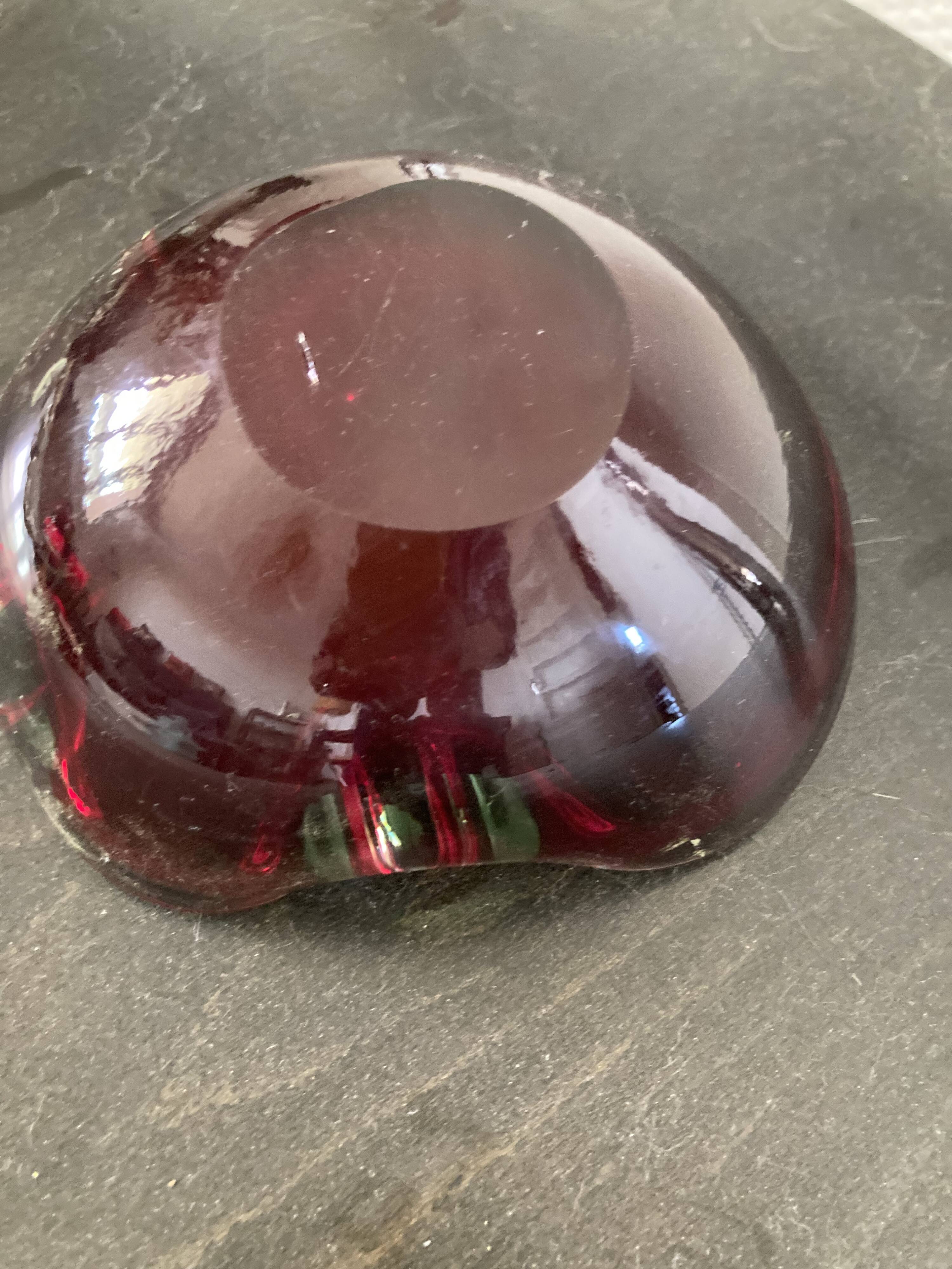 Murano glass ashtray