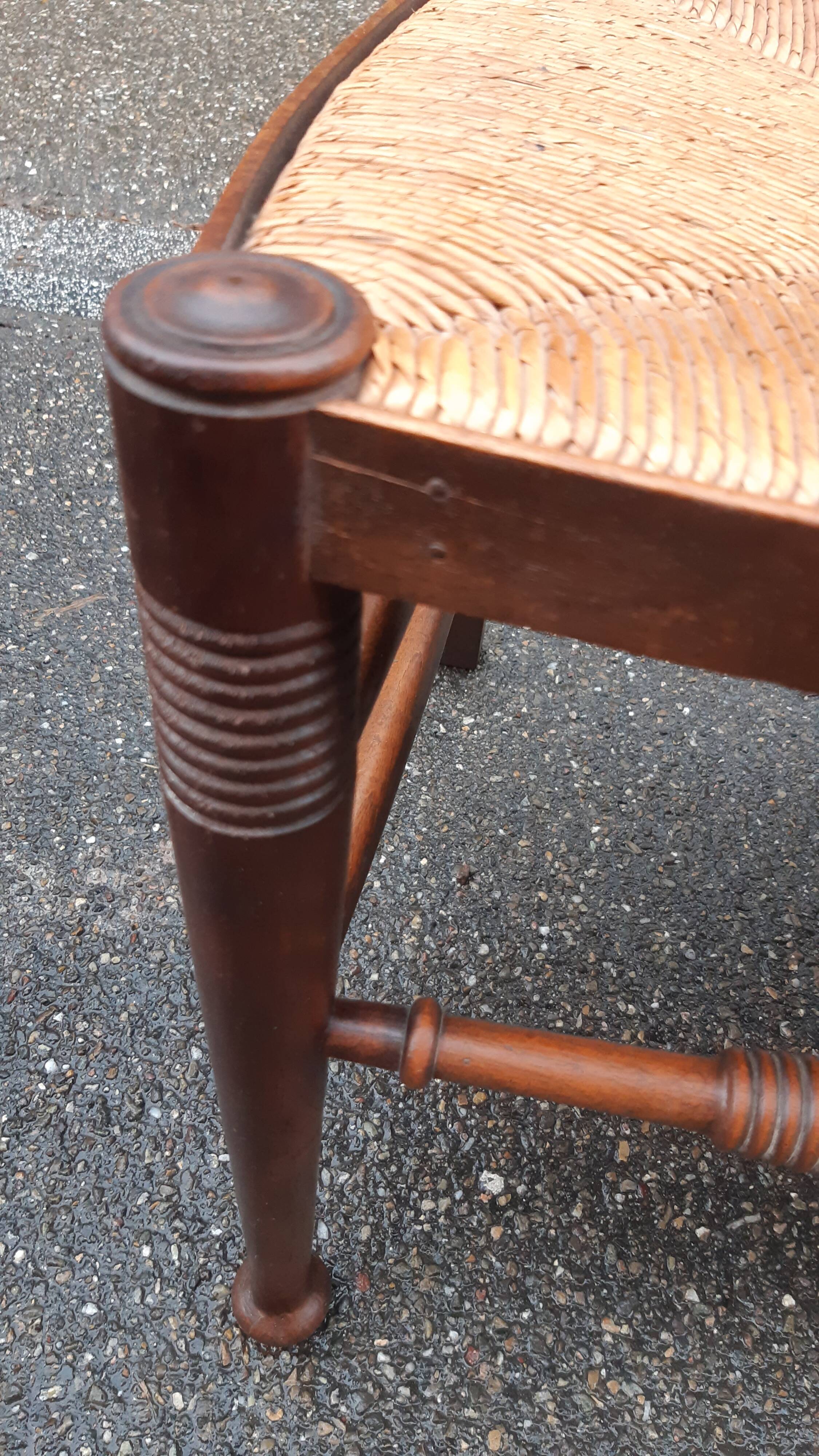 6 chaises Arts & Crafts par William Birch & E.G. Punnett