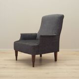 Grey armchair, Italian design, 1970s, production: Italy