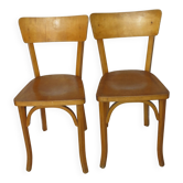 Pair of Baumann bistro chairs