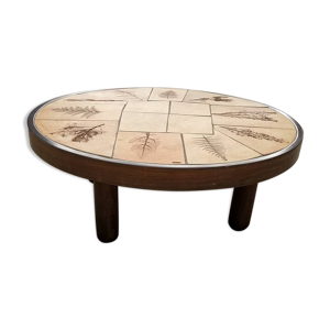 table basse en herbier