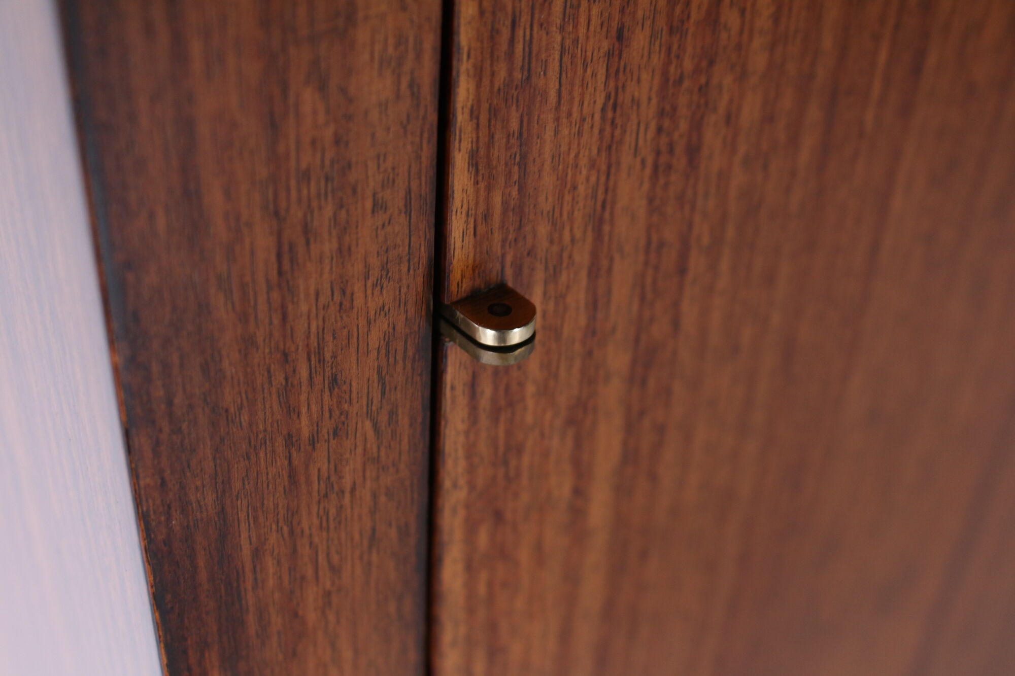 Rosewood and brass buffet by Roger Landault for Regy