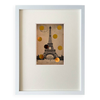 Paname - Collage sur carte postale
