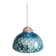 Blue glass églomisé pendant light, 1920s