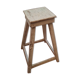 Wooden workshop top stool