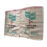 Lot of 2 coffee bags canvas jutte Brazil