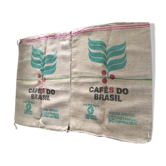 Lot of 2 coffee bags canvas jutte Brazil
