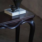Table pliante anglaise de style Rococo Revival / Table de jeu en bois, 19ème siècle