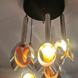 Raak waterfall chandelier 60s/70s 5 bulbs