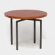 Vintage mid century round side table / coffee table by Kuperus, 1960s