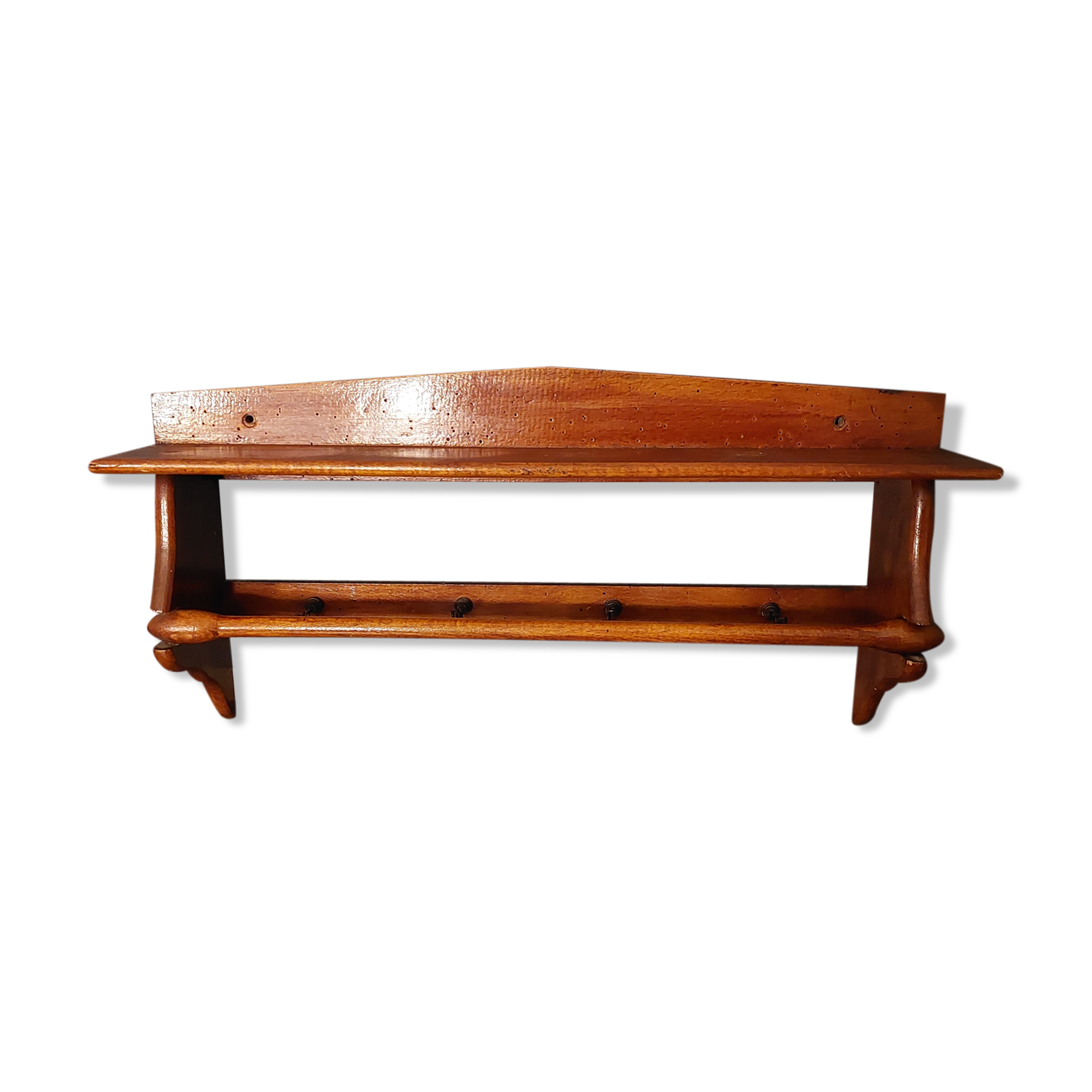 Vintage wooden tea towel holder