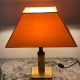 Lampe Deknudt en laiton style Hollywood Regency des années 70