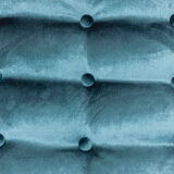 France & Søn, Danish rosewood and blue velvet heater, 1962