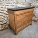 19th-century oak commode