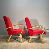Paire de fauteuils jitona vintage