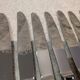 12 silver-plated dessert knives by Christofle Malmaison