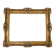 Old frame Louis XV style foliage 44x34cm gilded stucco wood SB170