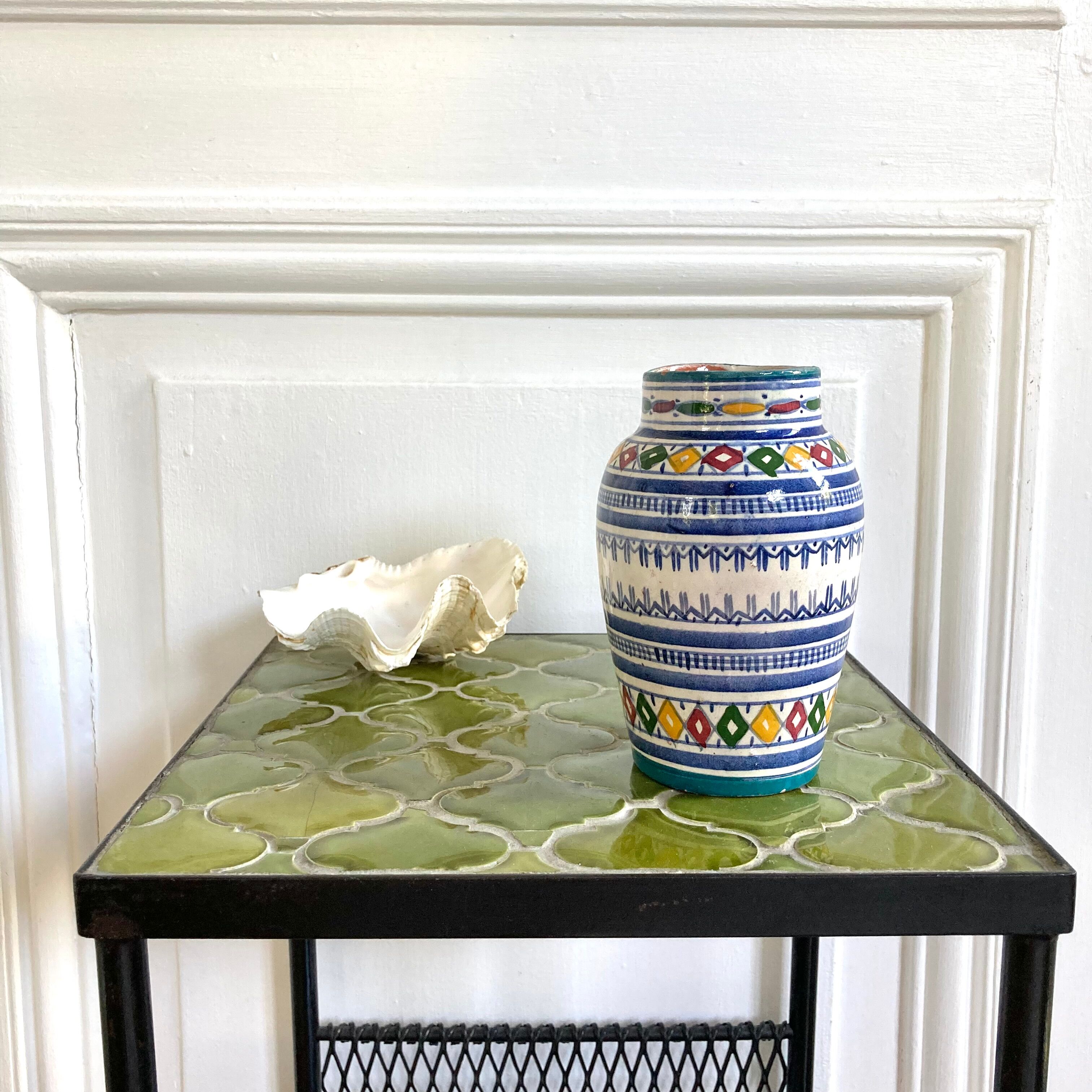 Vintage handmade ceramic vase