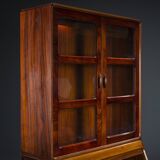 Rosewood Secretaire with Display Case from Dyrlund, 1960s