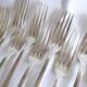 Orbrille JB silver metal cutlery set 37 pieces