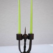 Swedish wooden candleholders from Taserud, 1955, set of 2