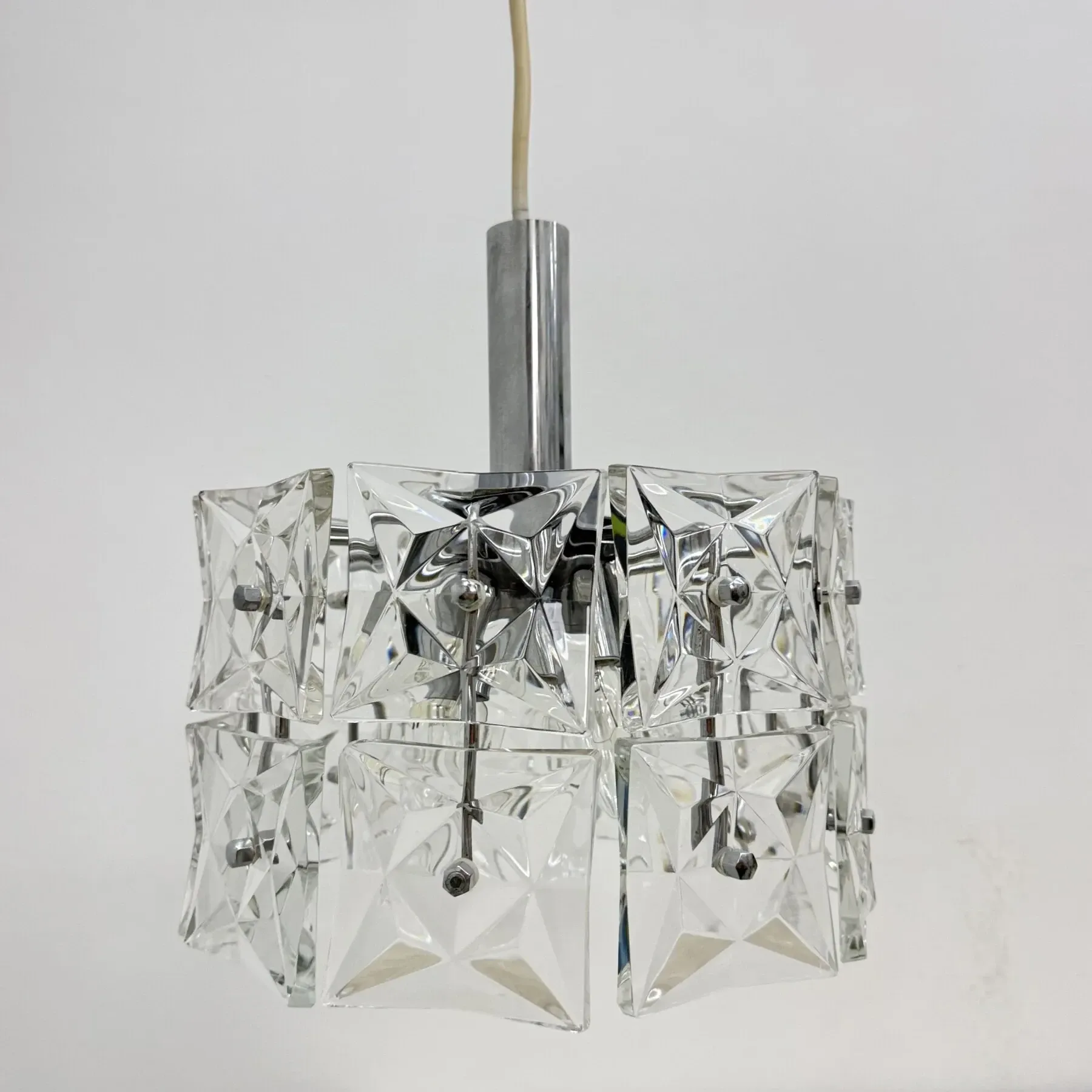 Mid-century design Kinkeldey hanging lamp, 1970s