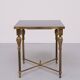 Hollywood Regency Brass side table Maison Jansen 1970s