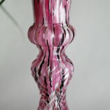 Vase, Soliflore glass of Clichy Legras Rose early twentieth century