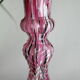 Vase verre de Clichy Legras Rose début XXème