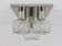 Ceiling light or wall sconce J.T. Kalmar in cubic glass, Austria, 1960s.