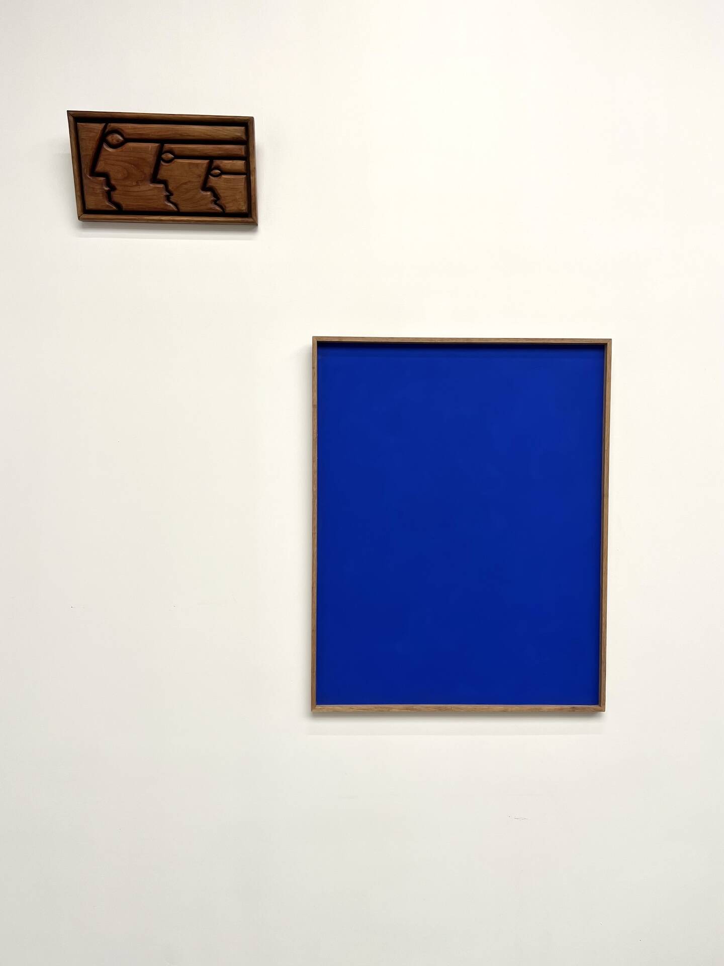 Large Klein blue painting