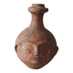 Old anthropomorphic terracotta vase pitcher