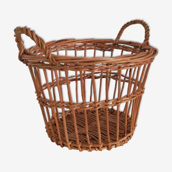 Wicker basket openwork