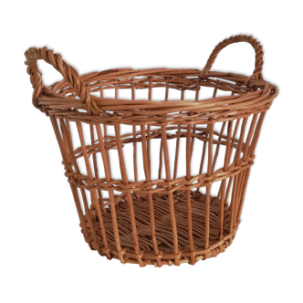 Wicker basket openwork