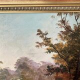 Diptych of oils on canvas signed Rialet