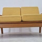 Midcentury 2 seater Teak Sofa by Juul Kristensen, Denmark, 1970s