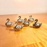 Set of 6 Swan-shaped Name Tags