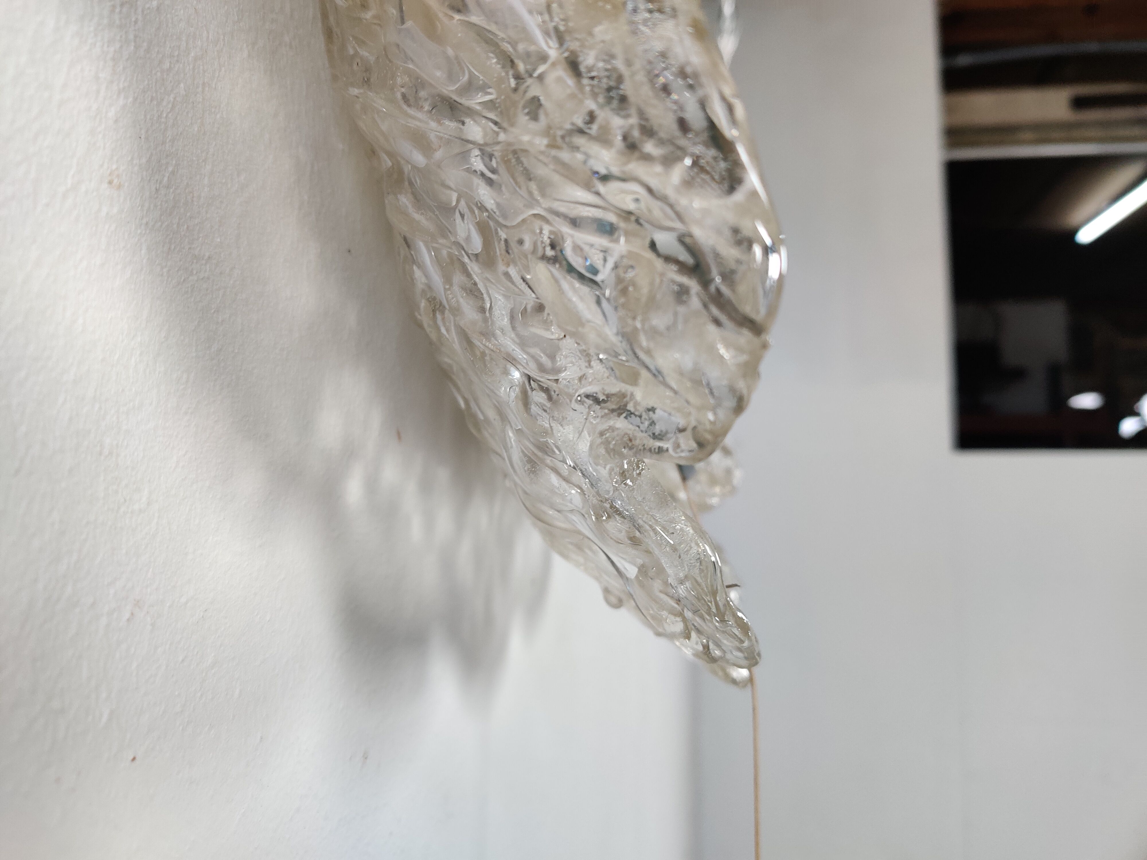 Schoninger bright mirror in plexiglas, 70s