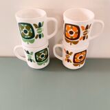 Set of 4 MOBIL mugs