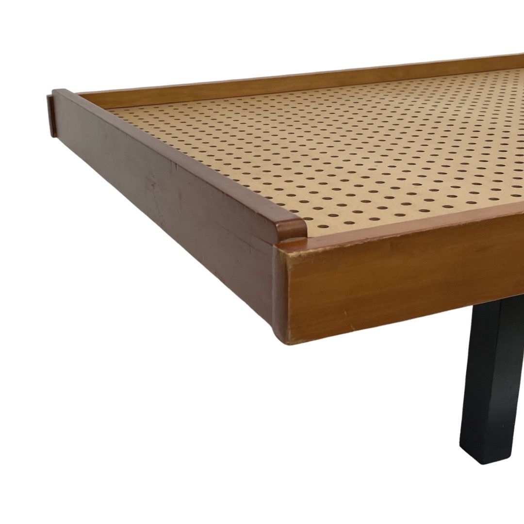 Vintage wooden daybed bed with drawers, Netherlands, 1960