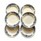 6 flat plates Terre de Fer Salins