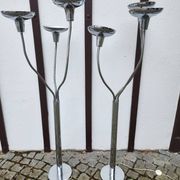 Pair of space age floor lamps