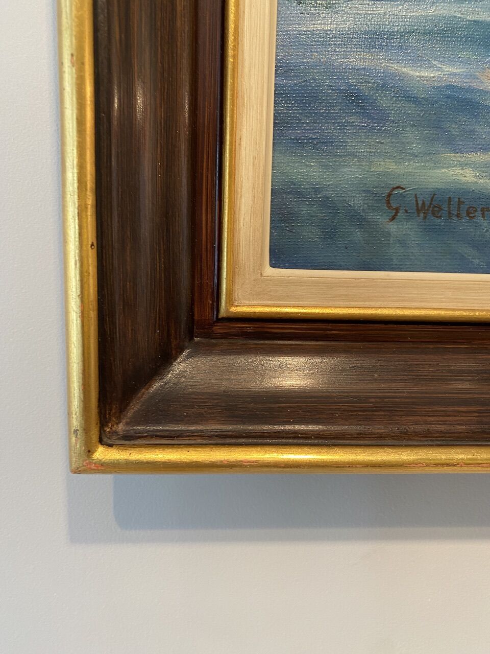 Tableau signée G Welters XXème siècle