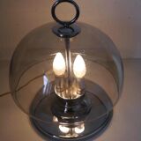 Old chrome glass lamp 60