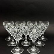 Baccarat, set of 9 port glasses model Duchesse de Dino