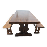 Vintage country monastery dining table