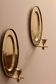 Pair Of Mid Century Swedish Brass Sconces