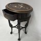 Asian style side table in natural wood, 20th century.