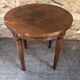 Old coffee table style louis XVI wood legs vintage columns